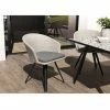 MACABANE VICTOIRE - Chaise De Jardin En Rotin Synthétique Gris Avec Coussin Gris Pieds Noirs En Métal - Gris -MACABANE Elegant store 15557012 1