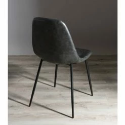 MACABANE AUGUSTIN - Lot De 2 Chaises JOHN Noires - Noir -MACABANE Elegant store 17783724 4