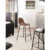 MACABANE AUGUSTIN - Lot De 2 Tabourets De Bar John Marron Hauteur D'assise 65cm - MARRON