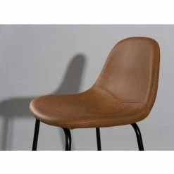 MACABANE AUGUSTIN - Lot De 2 Tabourets De Bar John Marron Hauteur D'assise 65cm - MARRON -MACABANE Elegant store 17783729 5