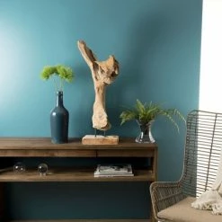 MACABANE LALY - Objet Décoration Bois Teck Branche Naturelle 'S' - Bois Naturel