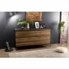MACABANE MADISON - Buffet Naturel Et Noir 3 Portes Bois Teck Recyclé Métal Et Pieds Métal Gris Anthracite - Bois Naturel ; Métal Vernis Polyuréthane Noir 2 MACABANE MADISON - Buffet Naturel Et Noir 3 Portes Bois Teck Recyclé Métal Et Pieds Métal Gris Anthracite - Bois Naturel ; Métal Vernis Polyuréthane Noir -MACABANE Elegant store 17783849 1