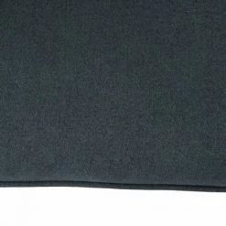 MACABANE NOE - Canapé ROME 2 Places Tissu Bleu Pieds Métal Noir - Bleu -MACABANE Elegant store 17783966 5