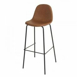 MACABANE AUGUSTIN - Lot De 2 Tabourets De Bar John Marron Hauteur D'assise 80cm - Marron -MACABANE Elegant store 17783997 5
