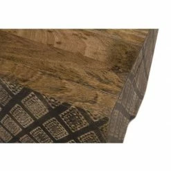 MACABANE IRENE - Tabouret Carré Bois Manguier 40x40cm Ko-Mak - Naturel -MACABANE Elegant store 17784014 5