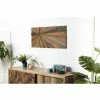 MACABANE SUZY - Décoration Murale Rectangulaire 100x40cm Bois Teck Recyclé Multicolore - Naturel -MACABANE Elegant store 17784032 1