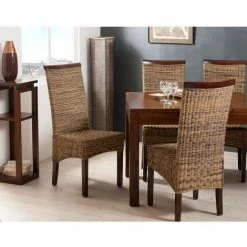 MACABANE EDEN - Sellette Marron 3 Niveaux Bois Mindi - Chocolat 9 MACABANE EDEN - Sellette Marron 3 Niveaux Bois Mindi - Chocolat -MACABANE Elegant store 17784142 4