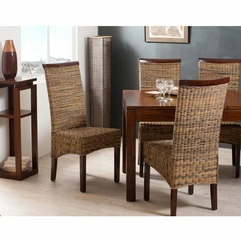 MACABANE EDEN - Sellette Marron 3 Niveaux Bois Mindi - Chocolat 6 MACABANE EDEN - Sellette Marron 3 Niveaux Bois Mindi - Chocolat – Image 4