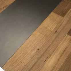 MACABANE MADISON - Table Basse Carrée 120x120cm Bois Teck Recyclé Métal Et Pieds Métal Noir - Bois Naturel ; Métal : Vernis Polyuréthane / Noir -MACABANE Elegant store 17886785 5