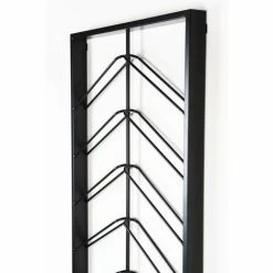 MACABANE HABY - Étagère Range-bouteilles 8 Niveaux 16 Bouteilles Métal Noir - Noir -MACABANE Elegant store 17923314 5