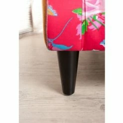 MACABANE ARTHUR - Fauteuil Cabriolet 63x63cm Tissu Bohème Multicolore Pieds Bois Noir - Imprimé -MACABANE Elegant store 18035753 3