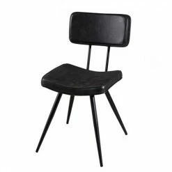 MACABANE AUGUSTIN - Lot De 2 Chaises JAMES Noires - Noir -MACABANE Elegant store 18152058 4