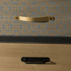 MACABANE ROMAIN - Chevet Noir 2 Tiroirs Marrons Motifs Pin - Noir Mat 9 MACABANE ROMAIN - Chevet Noir 2 Tiroirs Marrons Motifs Pin - Noir Mat -MACABANE Elegant store 18152062 3