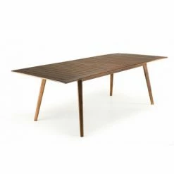 MACABANE VICTOIRE - SALON DE JARDIN EN BOIS 8/10 Pers - 1 Table Rectangulaire Extensible 180/240*100 Cm 6 Fauteuils En Rotin Synthétique - Beige 9 MACABANE VICTOIRE - SALON DE JARDIN EN BOIS 8/10 Pers - 1 Table Rectangulaire Extensible 180/240*100 Cm 6 Fauteuils En Rotin Synthétique - Beige -MACABANE Elegant store 18152074 3