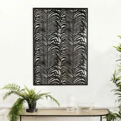 MACABANE THEODORE - Décoration Murale Rectangulaire 68x100cm Métal Noir - Noir -MACABANE Elegant store 18338956 3