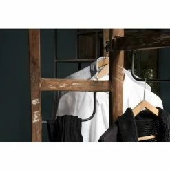 MACABANE ALIDA - Portemanteau Marron 3 'ventaux' Teck Recyclé Et Métal - Brun -MACABANE Elegant store 18400608 3