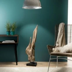 MACABANE LALY - Objet Décoration Bois Teck Branche Naturelle 'M' - Bois Naturel -MACABANE Elegant store 18611439 3