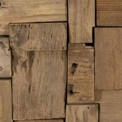 MACABANE GEORGES - Décoration Murale Bois En Teck 8 - Naturel -MACABANE Elegant store 18709555 4