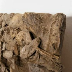 MACABANE GEORGES - Décoration Murale Bois En Teck 15 - Bois Naturel -MACABANE Elegant store 18709561 3