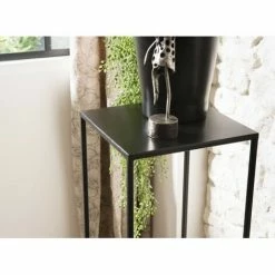 MACABANE ROBIN - Sellette Haute Noire Industrielle Métal - Noir -MACABANE Elegant store 18969363 4