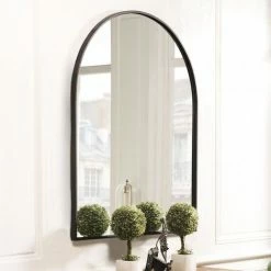 MACABANE THEODORE - Miroir Forme Arc Métal Noir - Noir 11 MACABANE THEODORE - Miroir Forme Arc Métal Noir - Noir -MACABANE Elegant store 19124802 5