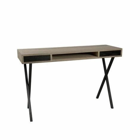 MACABANE FLEUR - Bureau Pieds Croisés - Naturel 4 MACABANE FLEUR - Bureau Pieds Croisés - Naturel – Image 2