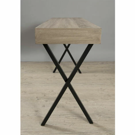 MACABANE FLEUR - Bureau Pieds Croisés - Naturel 6 MACABANE FLEUR - Bureau Pieds Croisés - Naturel – Image 4