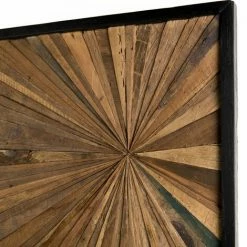 MACABANE SUZY - Décoration Murale Bois Rectangulaire Teck Recyclé Nature - Naturel -MACABANE Elegant store 19452717 3