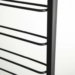 MACABANE HABY - Étagère Range-bouteilles Droit 8 Niveaux 8 Bouteilles Métal Noir - Noir -MACABANE Elegant store 22790008 4