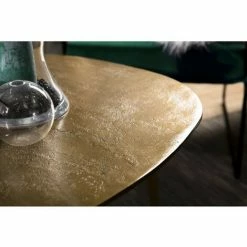 MACABANE JONAS - Table Basse Goutte D'eau Aluminium Doré - Doré -MACABANE Elegant store 26438929 3