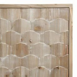 MACABANE ANDRO - Buffet Beige Scandi 2 Portes Pieds Noirs Sapin - Blanchie -MACABANE Elegant store 27206564 3