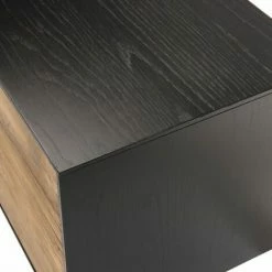 MACABANE ANDREA - Meuble TV 2 Portes 2 Tiroirs 1 Niche Bois Pin Recyclé Naturel Et Noir - Brun 11 MACABANE ANDREA - Meuble TV 2 Portes 2 Tiroirs 1 Niche Bois Pin Recyclé Naturel Et Noir - Brun -MACABANE Elegant store 27206578 5