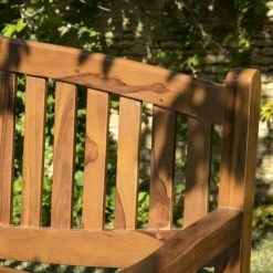 MACABANE HANNA - Banc De Jardin Ovale En Bois Teck Huilé 10 MACABANE HANNA - Banc De Jardin Ovale En Bois Teck Huilé -MACABANE Elegant store 27206582 4