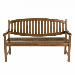 MACABANE HANNA - Banc De Jardin Ovale En Bois Teck Huilé 11 MACABANE HANNA - Banc De Jardin Ovale En Bois Teck Huilé -MACABANE Elegant store 27206582 5