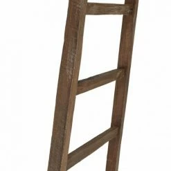 MACABANE ALIDA - Porte Serviettes Haut Marron Bois Teck Recyclé - Marron -MACABANE Elegant store 34272924 3