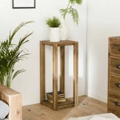 MACABANE ANDRIAN - Sellette Marron Bois Pin Recyclé - Naturelle -MACABANE Elegant store 35223152 5