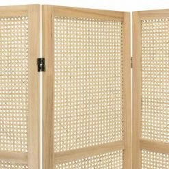 MACABANE ALICIA - Paravent En Cannage Naturel - Marron -MACABANE Elegant store 41832029 3