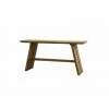 MACABANE ANDRIAN - Console 160x45cm Bois Pin Recyclé - Marron