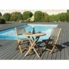 MACABANE HARRIS - SALON DE JARDIN EN BOIS TECK 2 Pers - Ensemble De Jardin - 1 Table Ronde Pliante 80 Cm Et 2 Chaises Textilène Taupe - Marron 2 MACABANE HARRIS - SALON DE JARDIN EN BOIS TECK 2 Pers - Ensemble De Jardin - 1 Table Ronde Pliante 80 Cm Et 2 Chaises Textilène Taupe - Marron -MACABANE Elegant store 7846845 1